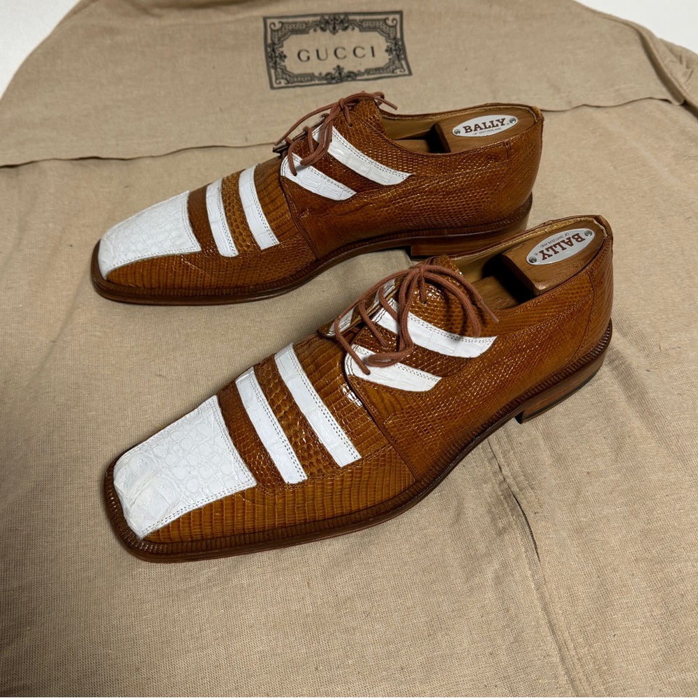 DAVID EDEN Vintage crocodile lizard